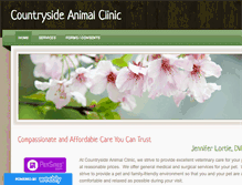 Tablet Screenshot of countrysideanimal-clinic.com